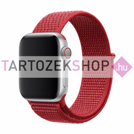 Devia Deluxe Sport 3 Apple Watch szíj 44mm/ 42mm - piros