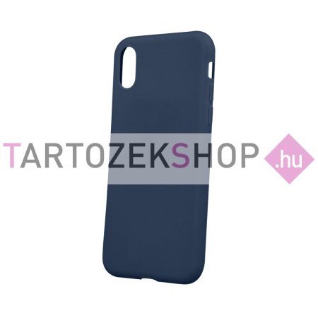 Matt TPU szilikon tok - iPhone 7-8-SE2 - sötétkék