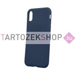 Matt TPU szilikon tok - iPhone 7-8-SE2 - tengerészkék