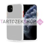   Vennus Color Button Bumper tok - Xiaomi Mi 10T 5G - Mi 10T Pro 5G - átlátszó