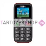   Maxcom MM428 mobiltelefon, dual sim-es kártyafüggetlen, extra nagy gombokkal, S.O.S gombbal fekete (magyar nyelvű menüvel)