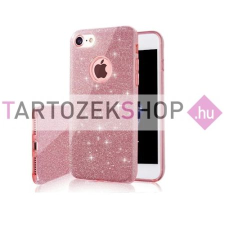 Glitter szilikon tok - Xiaomi Redmi 9T - pink