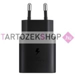   DOBOZOS Samsung EP-TA800XBEGWW gyári hálózati fekete gyorstöltő 3A 25W