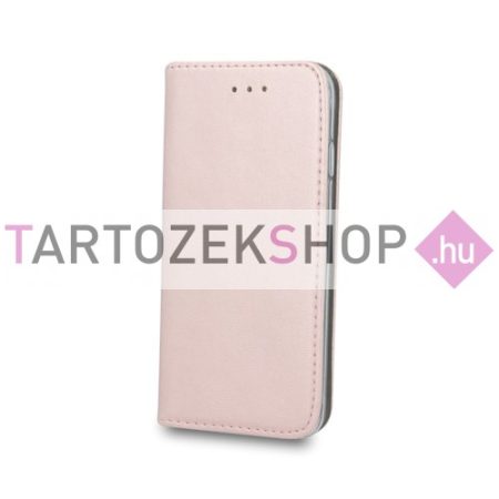 Smart Magnetic flip tok - Xiaomi Redmi Note 10S - Note 10 4G - rozé arany