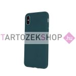   Matt TPU szilikon tok  - iPhone 13 Pro 6,1'' - sötétzöld