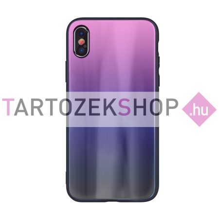 Aurora Glass tok - Xiaomi Redmi Note 10 pro - pink-fekete