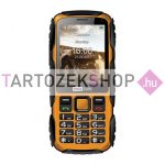   Maxcom MM920 mobiltelefon, kártyafüggetlen-, ütés-, por-, víz (IP67)- és sár ellen sárga (magyar nyelvű menüvel)