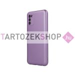 Metallic szilikon tok - Samsung Galaxy A33 5G - viola