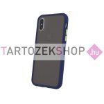   Vennus Color Button Bumper tok - Samsung A23 4G-5G - tengerészkék