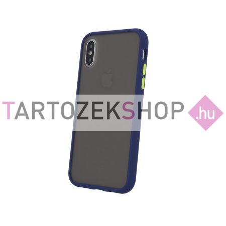 Vennus Color Button Bumper tok - Samsung A23 4G-5G - tengerészkék