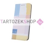 Smart Trendy flip tok - Samsung A54 5G - pasztel négyzet