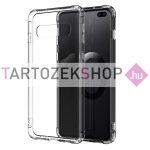   Anti Shock szilikon tok MagSafe csatlakozással - iPhone 13 - átlátszó