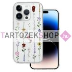 TelProtect szilikon tok - iPhone 15 Pro Max - virág