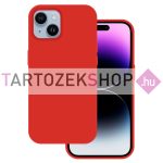 Tel Protect Premium szilikon tok - iPhone 15 - piros