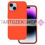 Tel Protect Premium szilikon tok - iPhone 15 Plus - narancs