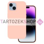   Tel Protect Premium szilikon tok - iPhone 15 Pro Max - halvány pink