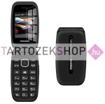   Maxcom MM828 4G Dual sim-es mobiltelefon kártyafüggetlen, vészhívóval fekete (magyar nyelvű menüvel