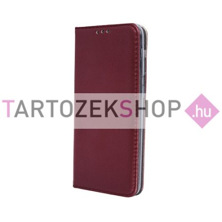 Smart Magnetic flip tok - iPhone 16e - burgundi