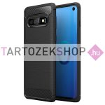 Carbon szilikon tok - iPhone 16e - fekete