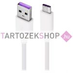   Xiaomi fehér gyári USB - Type-C gyorstöltő adatkábel 1m 6A