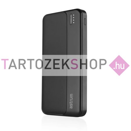 Astrum PB620 10000mAh fekete gyorstöltő PD 3.0, QC 4.0 power bank 2X USB-A (2.4A), 1X Type-C (22,5W)