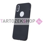 Simple Black szilikon tok - iPhone 16 - fekete