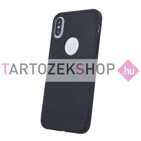 Simple Black szilikon tok - iPhone 16 - fekete
