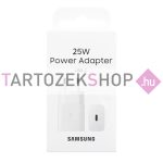   BLISZTERES Samsung EP-T2510NWEGEU gyári hálózati fehér Type-C gyorstöltő 3A 25W