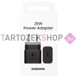   BLISZTERES Samsung EP-T2510NBEGEU gyári hálózati fekete Type-C gyorstöltő 3A 25W
