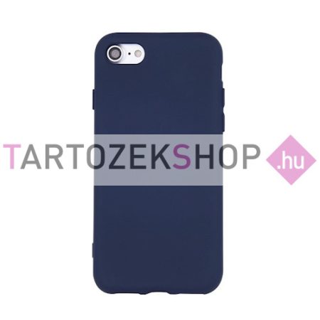 Szilikon tok - iPhone 17 - sötétkék