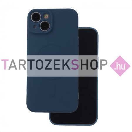 Simple Color MagSafe szilikon tok - iPhone 17 - tengerészkék