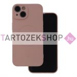Simple Color MagSafe szilikon tok - iPhone 17 - pink