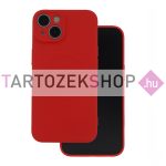Simple Color MagSafe szilikon tok - iPhone 17 - piros
