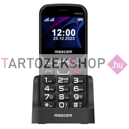 Maxcom MM443 4G Dual SIM mobiltelefon, kártyafüggetlen, extra nagy gombokkal, vészhívóval Maxcom MM443 4G Dual SIM mobiltelefon, kártyafüggetlen, extra nagy gombokkal, vészhívóval