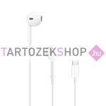   BLISZTERES Apple EarPods iPhone gyári sztereo headset Type-C csatlakozóval MYQY3ZM/A (MTJY3ZM/A)