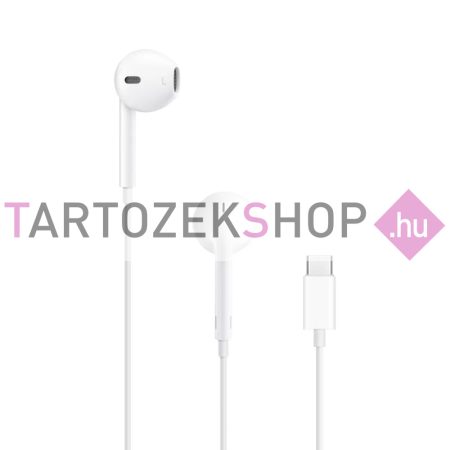 BLISZTERES Apple EarPods iPhone gyári sztereo headset Type-C csatlakozóval MYQY3ZM/A (MTJY3ZM/A)