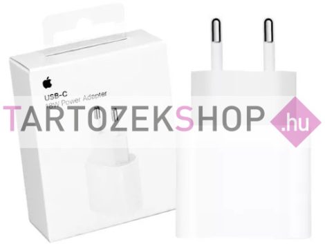 Bliszteres Apple 20W Type-C gyári hálózati gyorstöltőfej MUVV3ZM/A (A2347) 3A