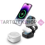   Maxlife MXWC-06 mágneses vezetéknélküli 3in1-ben töltő - fehér