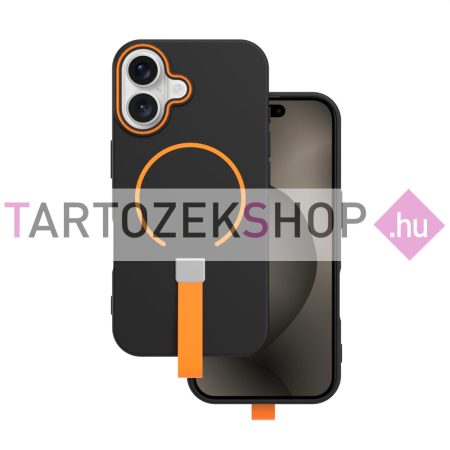 Loop Thin MagSafe szilikon tok - iPhone 17 Pro - fekete