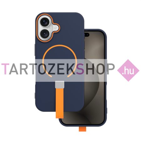 Loop Thin MagSafe szilikon tok - iPhone 17 - sötétkék