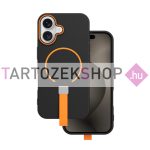 Loop Thin MagSafe szilikon tok - iPhone 17 - fekete