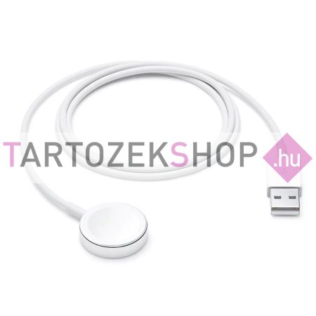 Bliszteres Apple Watch mágneses gyári töltőkábel fehér 1m (MX2E2AM/A)