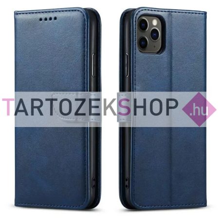 Marva Wallet Samsung A366 / A566 Galaxy A36 / A56 5G ökobőr könyvtok kék Marva Wallet Samsung A366 / A566 Galaxy A36 / A56 5G ökobőr könyvtok kék