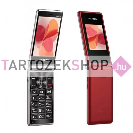 Maxcom MM835 4G kártyafüggetlen mobiltelefon, Dual Sim, extra nagy gombokkal, vészhívóval piros Maxcom MM835 4G kártyafüggetlen mobiltelefon, Dual Sim, extra nagy gombokkal, vészhívóval piros