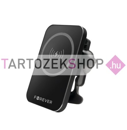 Forever autó telefon tartó vezetéknélküli töltéssel szellőzőrácsba MACH-100 15W - fekete Forever autó telefon tartó vezetéknélküli töltéssel szellőzőrácsba MACH-100 15W - fekete