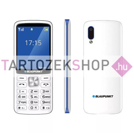 Blaupunkt V25 4G mobiltelefon, kártyafüggetlen, Dual SIM, fehér