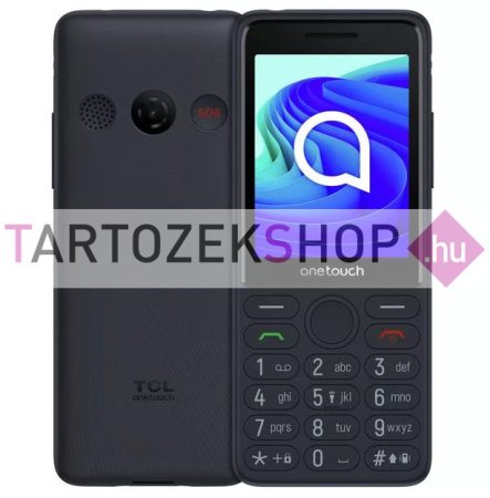 TCL onetouch 4042S 4G nagy nyomógombos mobiltelefon, kártyafüggetlen, SOS gombbal, dokkolóval, dual